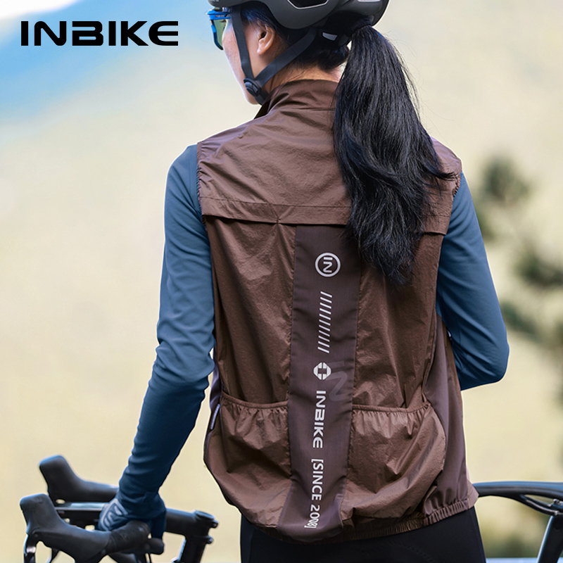 Running Gear Rain - INBIKE rompi bersepeda wanita, rompi tanpa