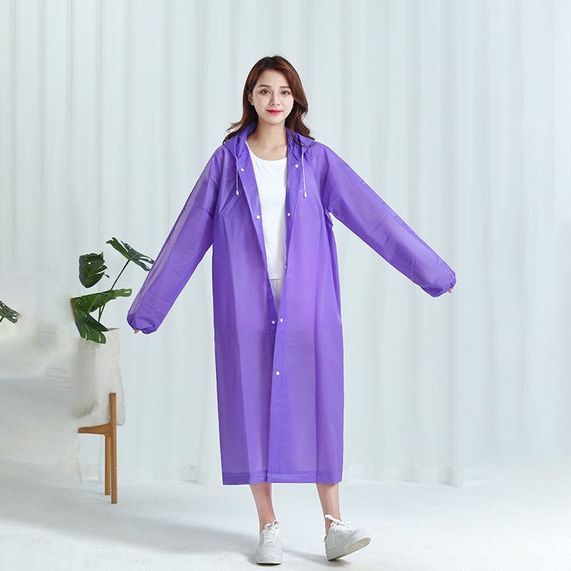 Running Gear Rain - 1 Buah Mantel Hujan Berkerudung Wanita