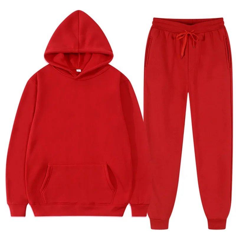 Running Gear Men - Setelan Olahraga Pria 2 Potong, Sweatshirt
