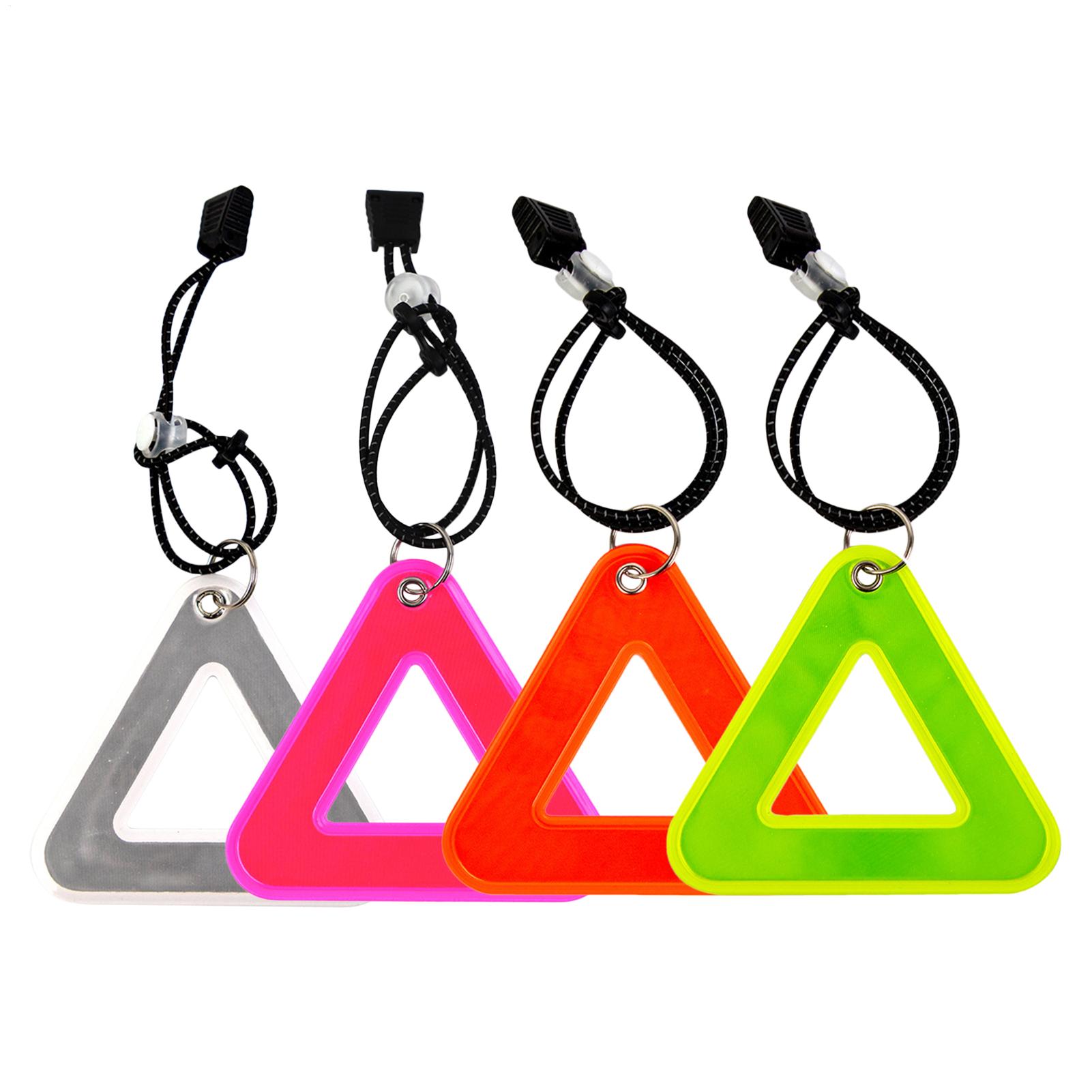 Running Gear Essential - Reflektor Keselamatan Segitiga untuk Sepeda, Perlengkapan