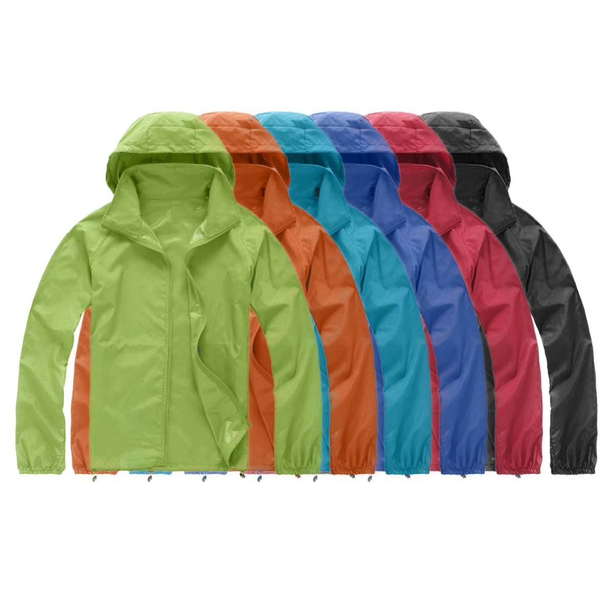 Running Gear Rain - Unisex Tahan Air Kain Tahan Angin