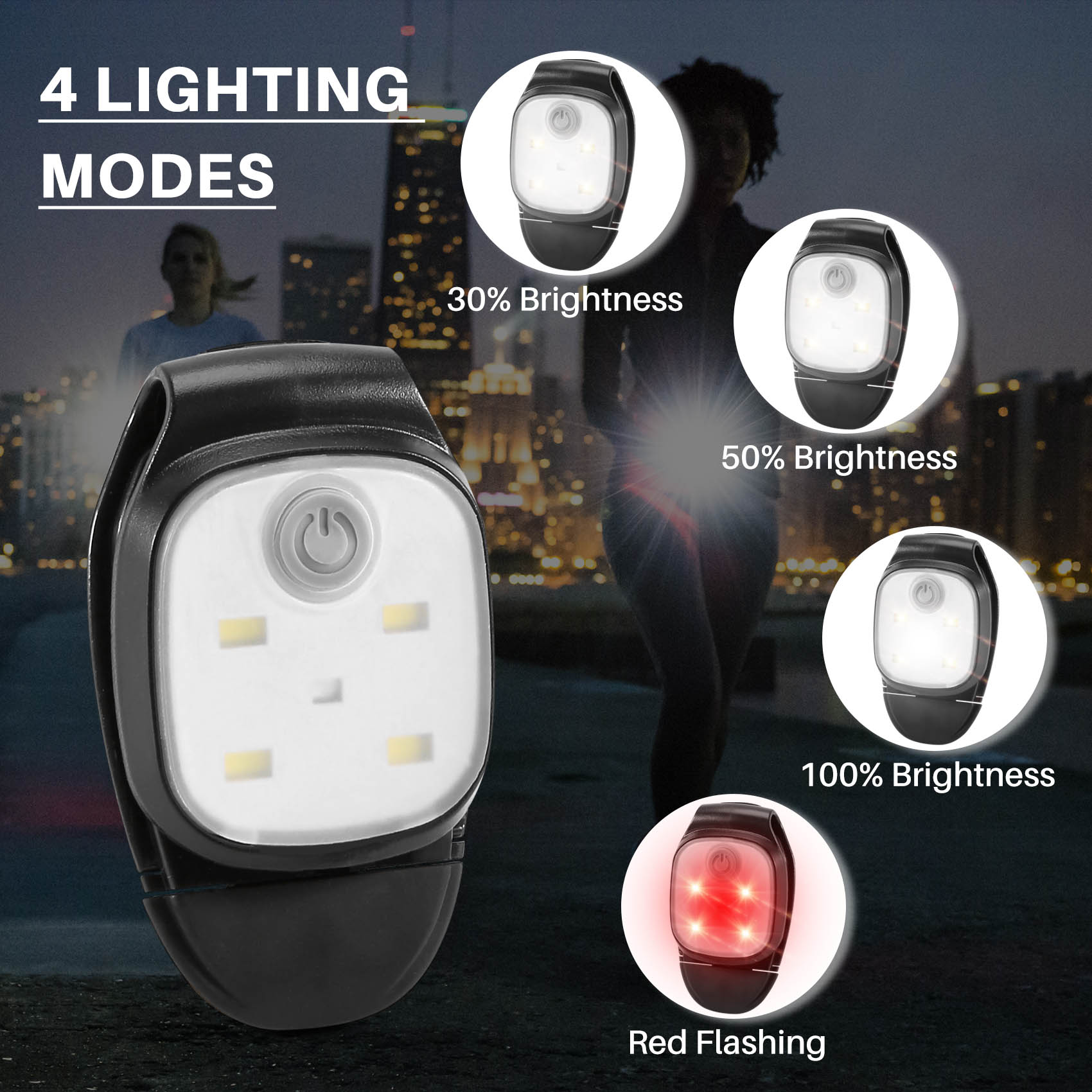 ABLL-Lampu Lari Klip Malam unt - Running Gear On ulasan dan harga