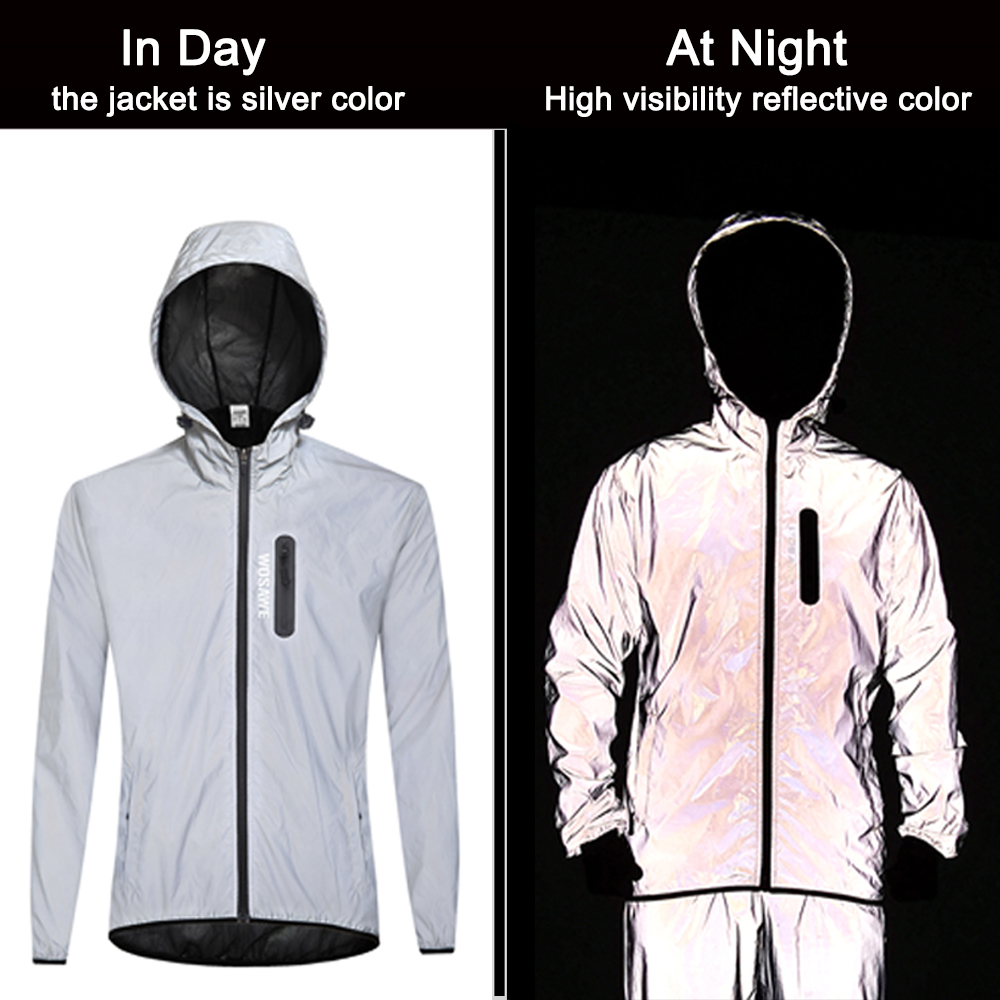 WOSAWE jaket bertudung untuk p - Running Gear Rain ulasan dan harga