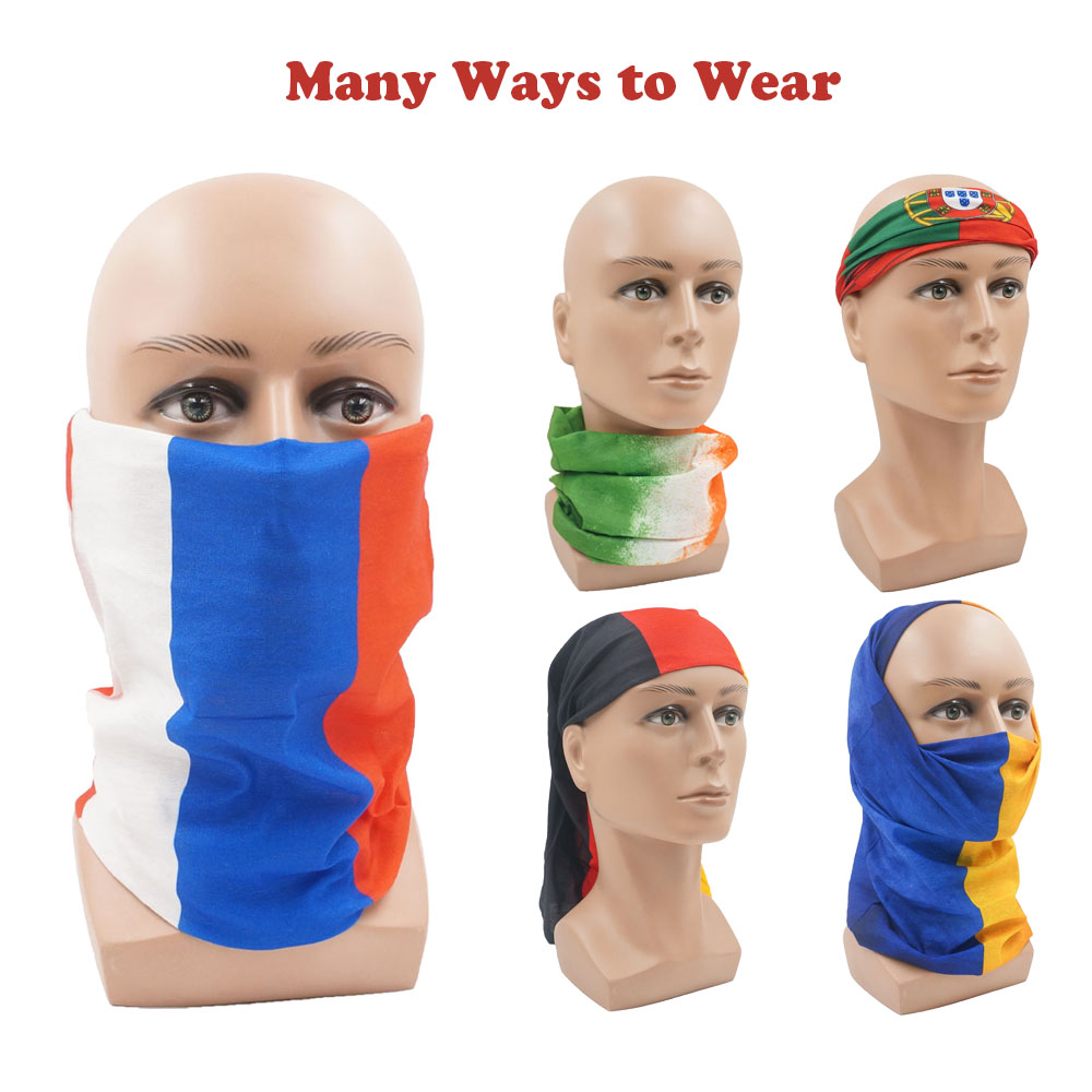 Bandana bendera nasional Gaite - Running Gear Outdoor ulasan dan harga