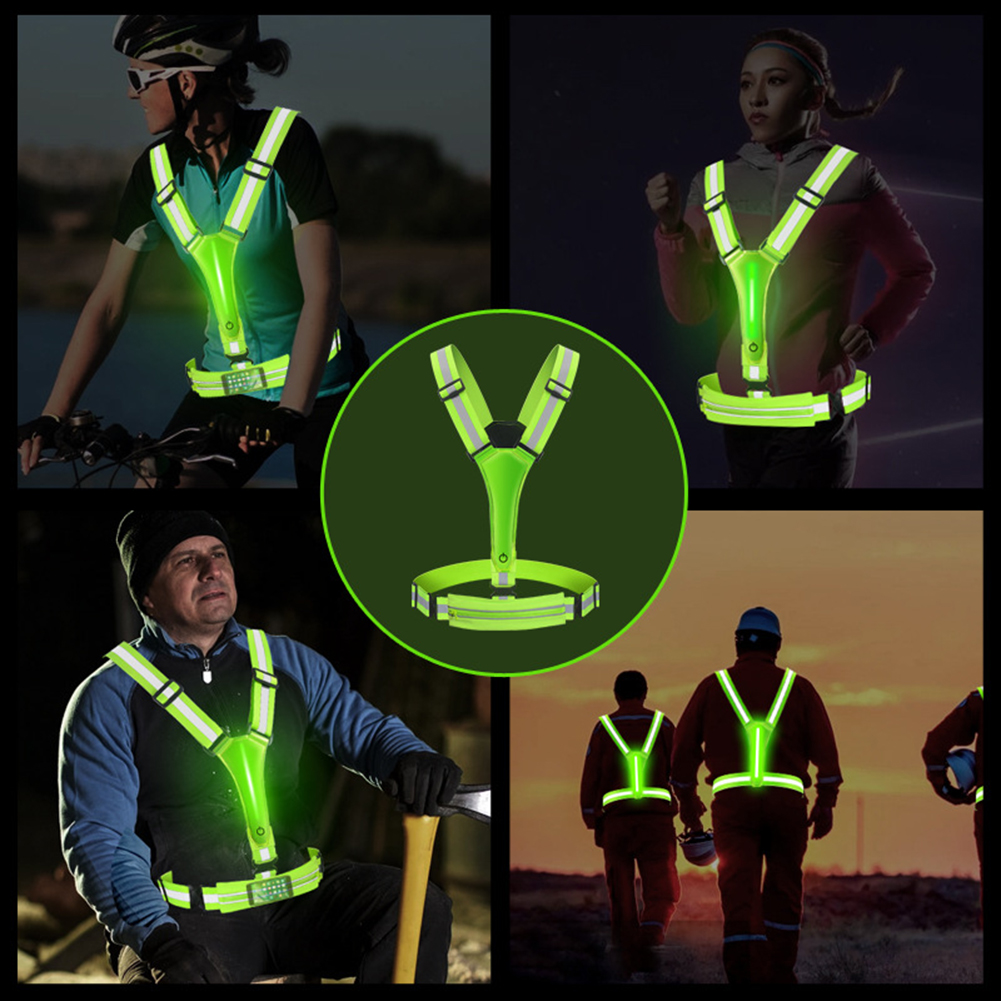 Rompi Reflektif LED untuk Lari - Running Gear Winter Men ulasan dan harga