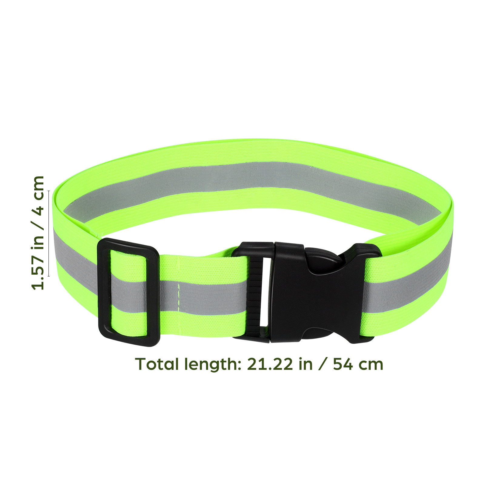 Sabuk Reflektif Warna Hijau Fl - Running Gear Green ulasan dan harga