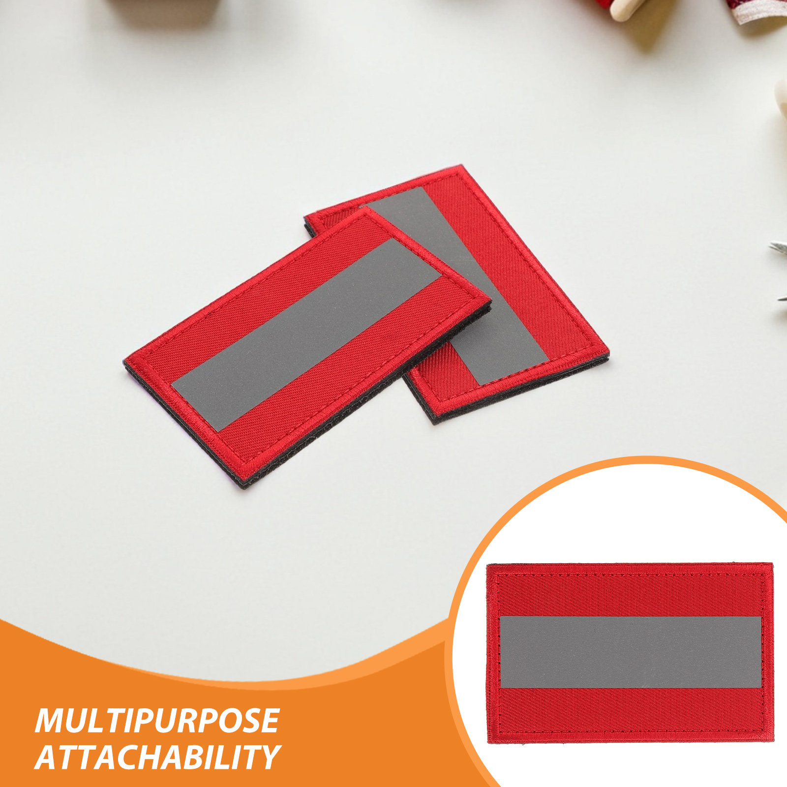 6Pcs Aplikasi Reflektif Hook a - Running Gear For Rain ulasan dan harga